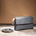کیف دوشی چرمی زنانه ظریف (فلوتر) - تصویر 10