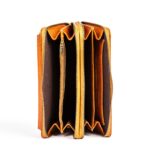 کیف دستی چرم طبیعی مدل (عسلی - فلوتر ) - تصویر 2