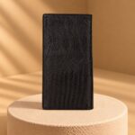 کیف پول کتی چرمی مردانه لیزارد آوش چرم